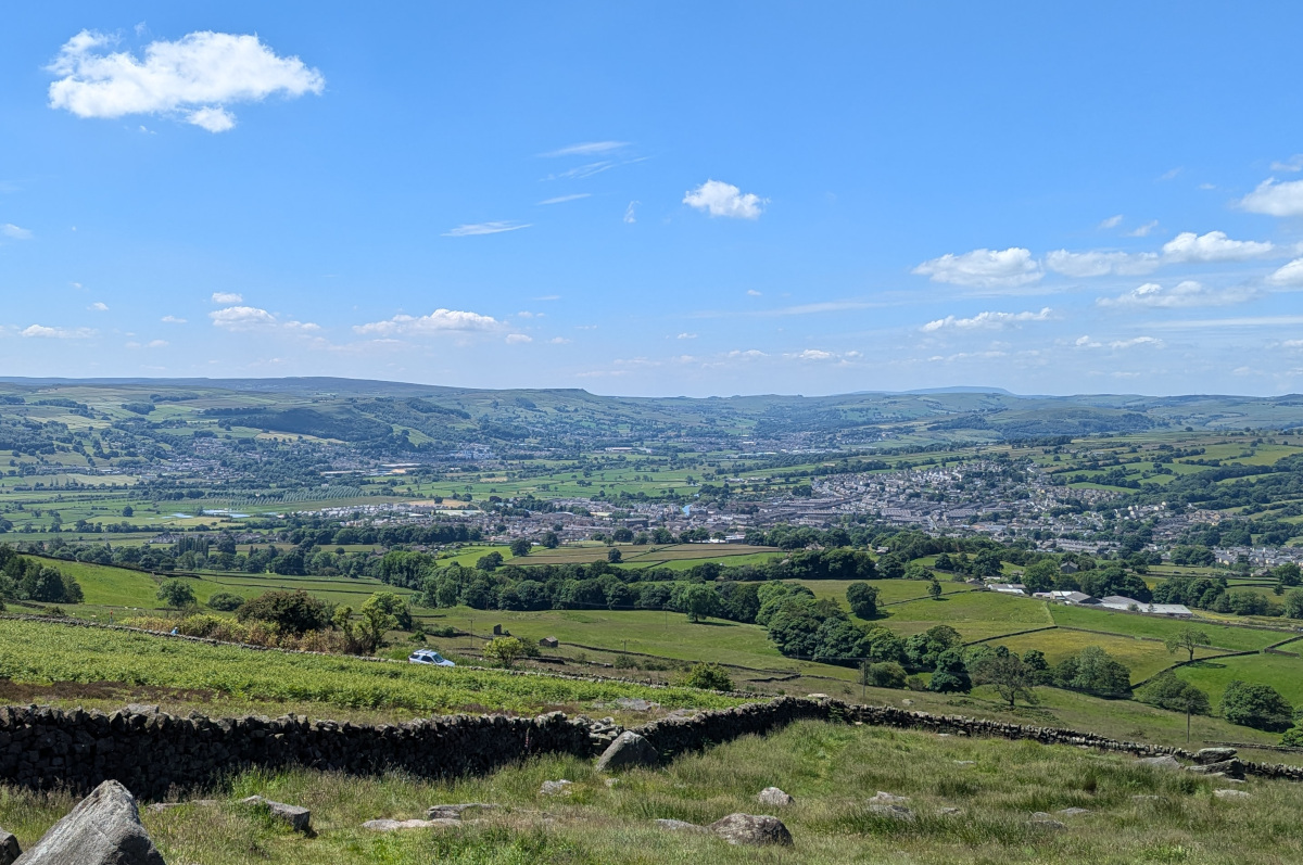 Picture of yorshire view in the sunshine.